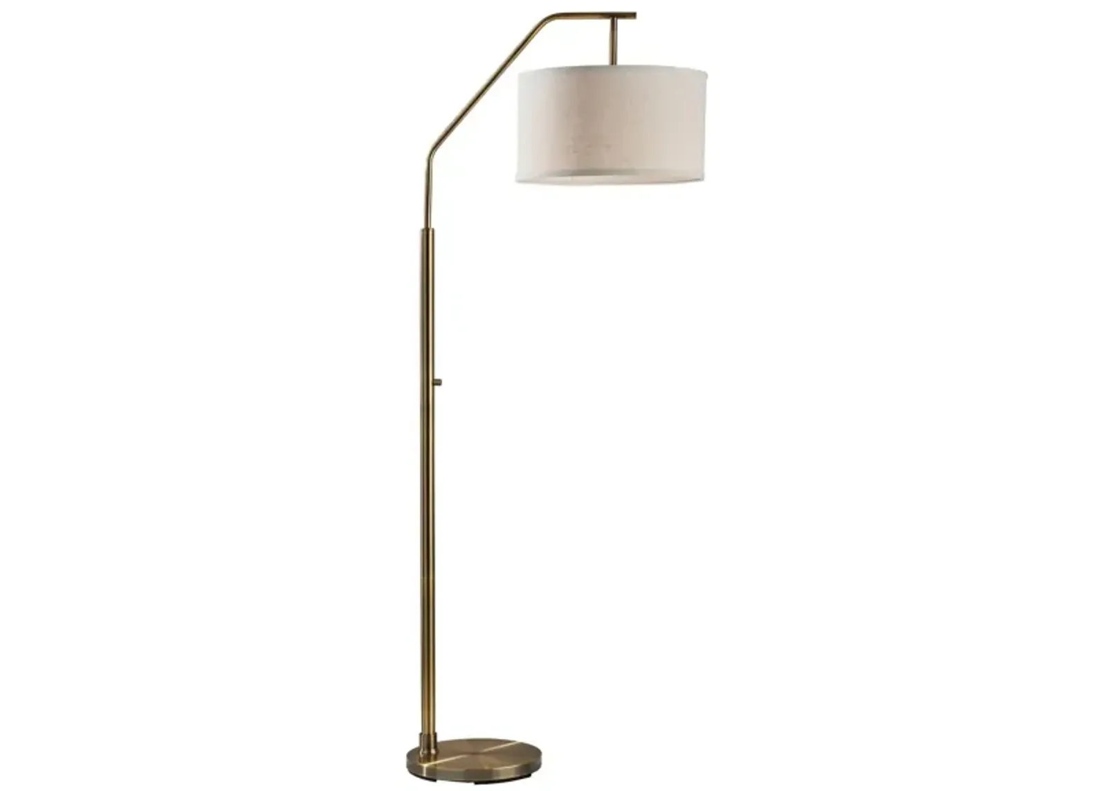 Max Floor Lamp in Antique Brass by Adesso Inc