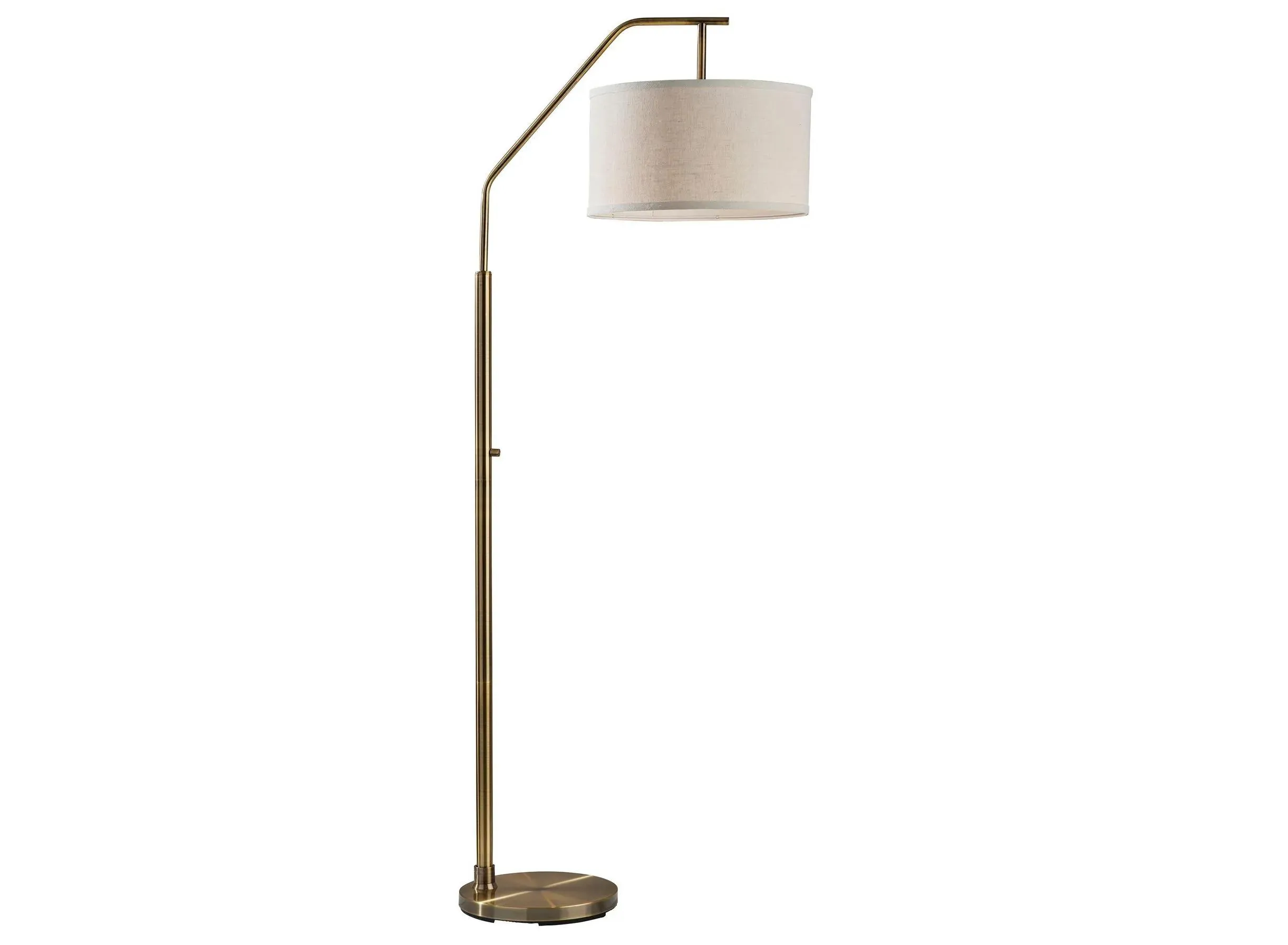 Max Floor Lamp in Antique Brass by Adesso Inc