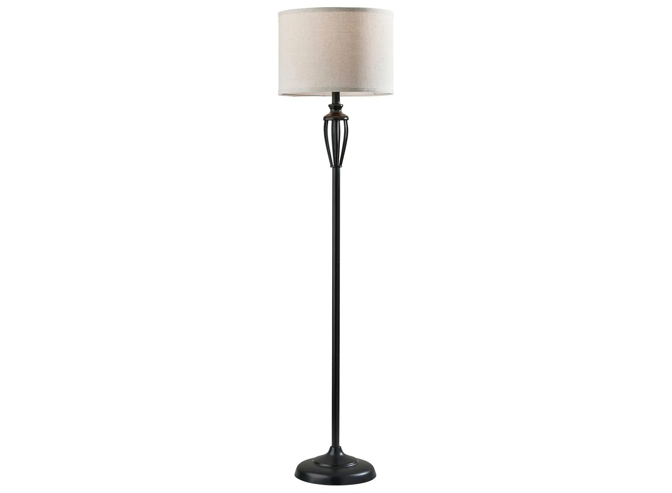 Joshua Floor Lamp in Black by Adesso Inc