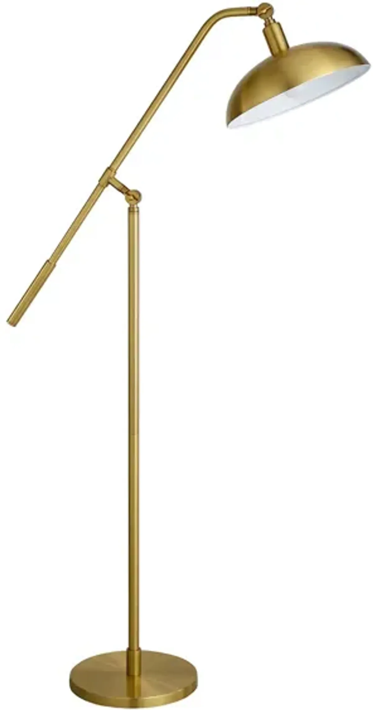 Devon Floor Lamp in Brass by Hudson & Canal