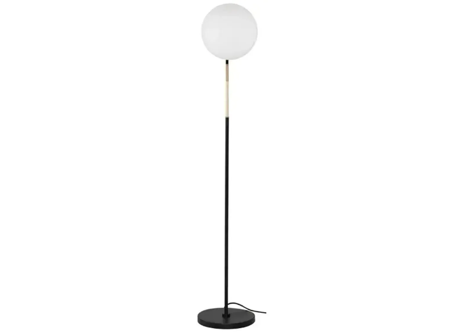 Declan Floor Lamp in WHITE by Nuevo