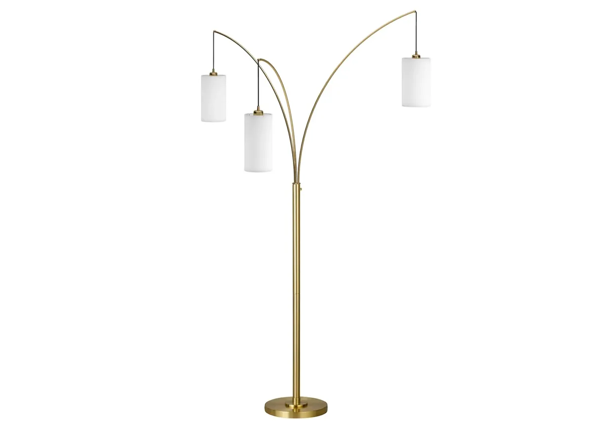 Sinead Floor Lamp in Brass by Hudson & Canal