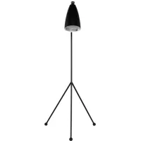Lucille Floor Lamp in BLACK by Nuevo