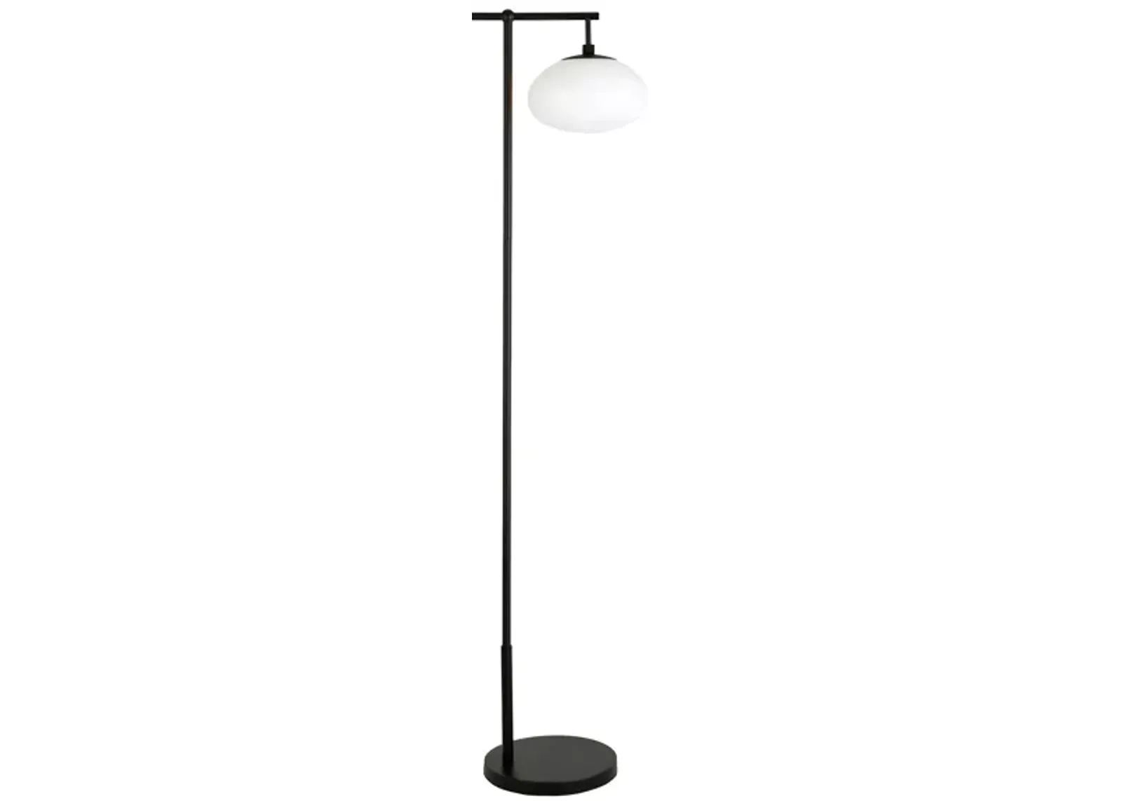 Blume Floor Lamp in Blackened Bronze by Hudson & Canal