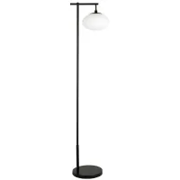 Blume Floor Lamp in Blackened Bronze by Hudson & Canal