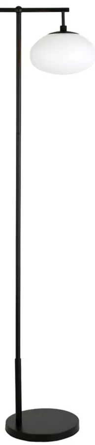 Blume Floor Lamp in Blackened Bronze by Hudson & Canal