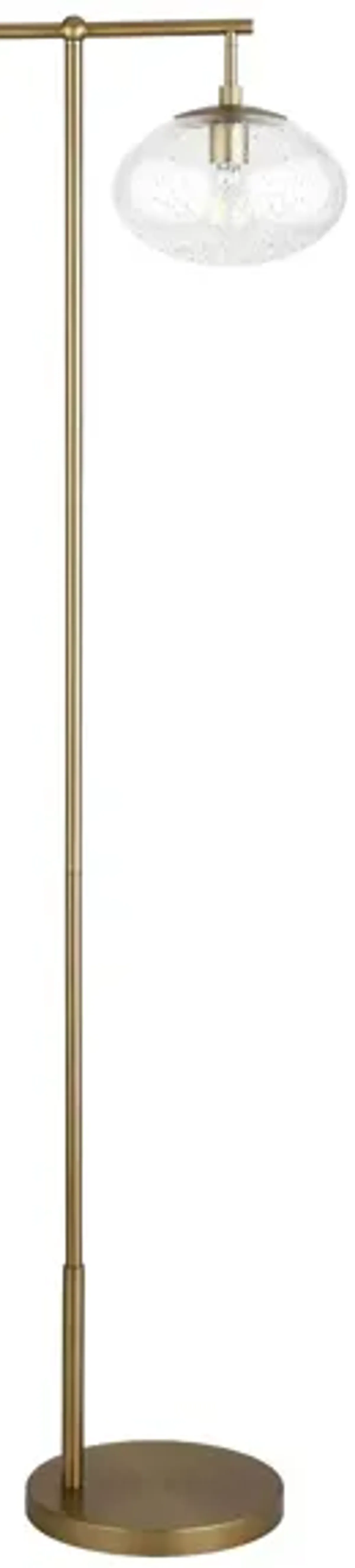 Blume Floor Lamp in Brushed Brass by Hudson & Canal