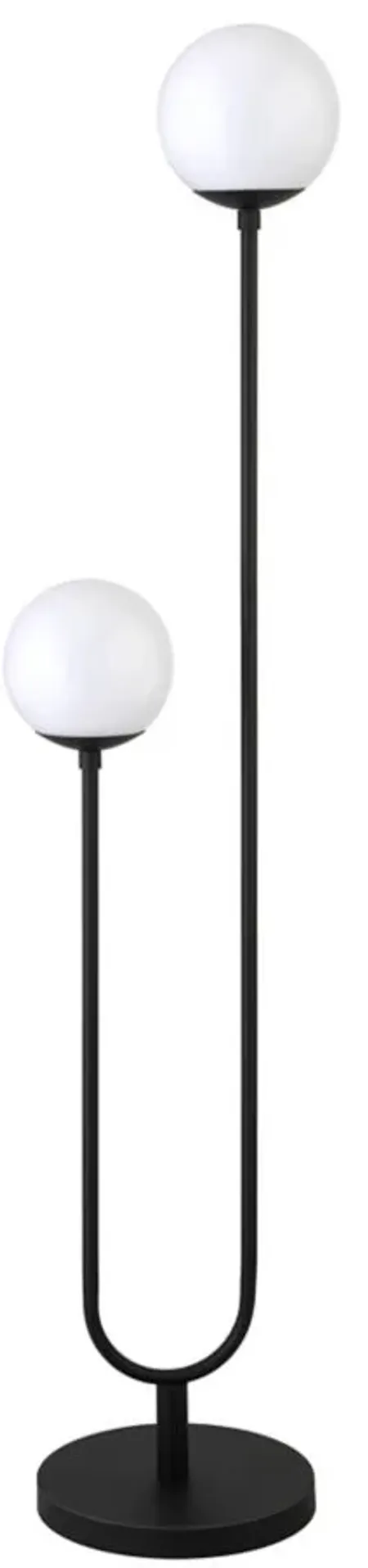 Tulsa Floor Lamp in Blackened Bronze by Hudson & Canal