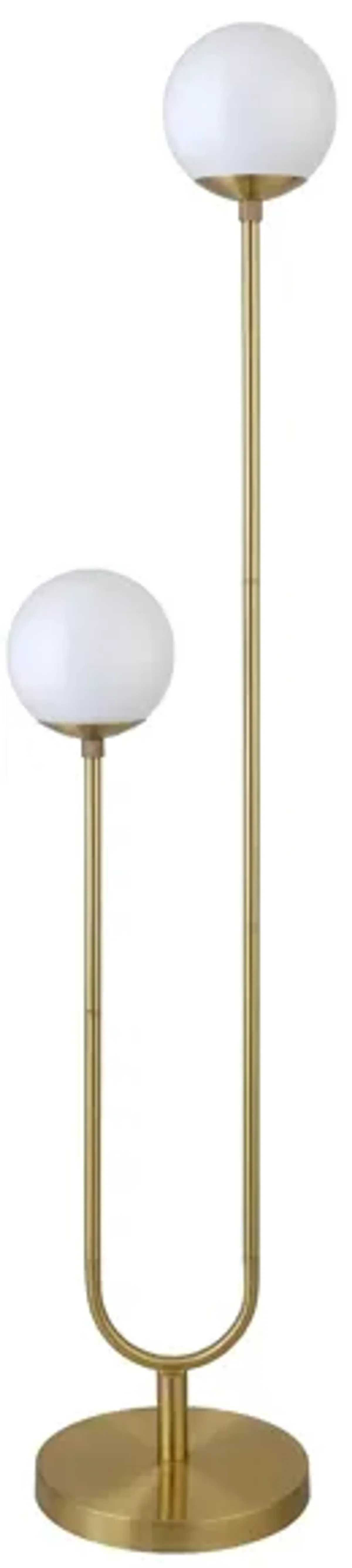 Tulsa Floor Lamp in Brass by Hudson & Canal