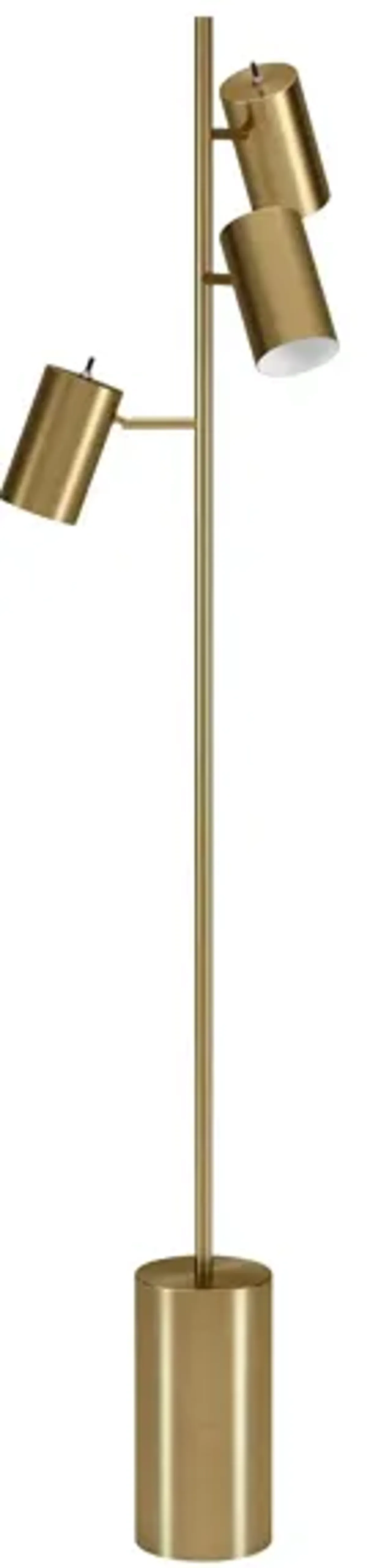 Bowen Floor Lamp in Brass by Hudson & Canal