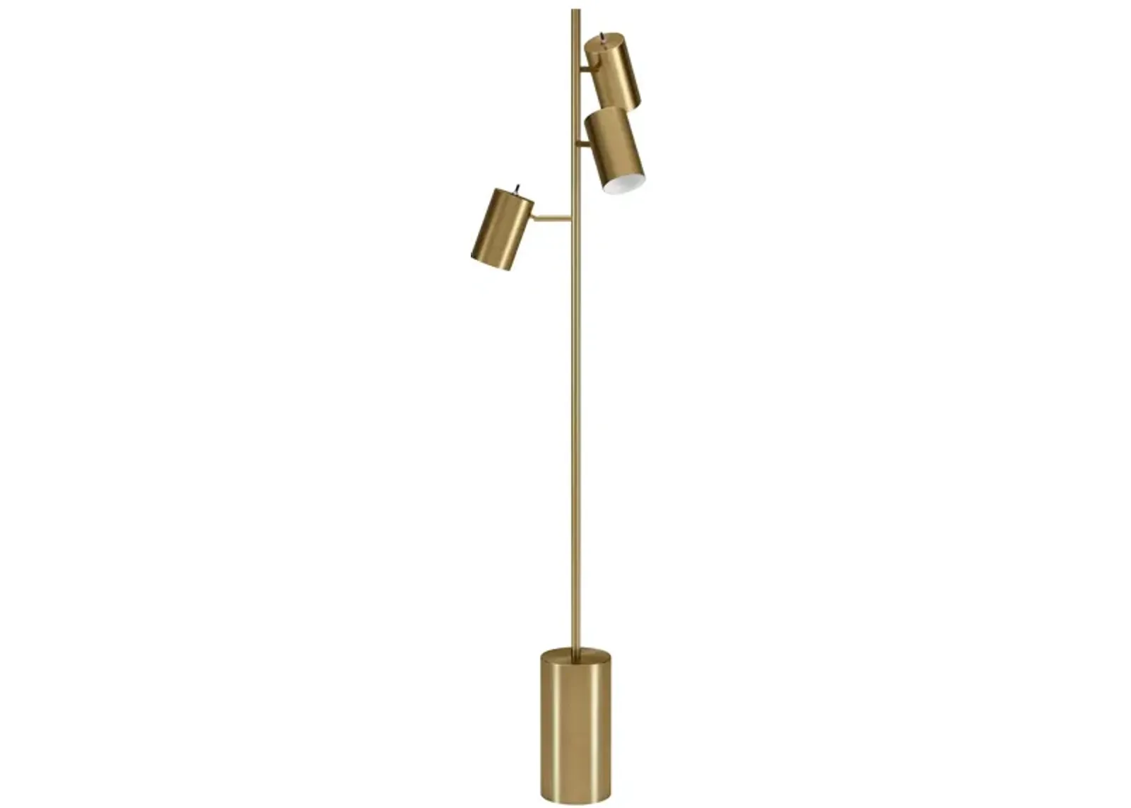 Bowen Floor Lamp in Brass by Hudson & Canal