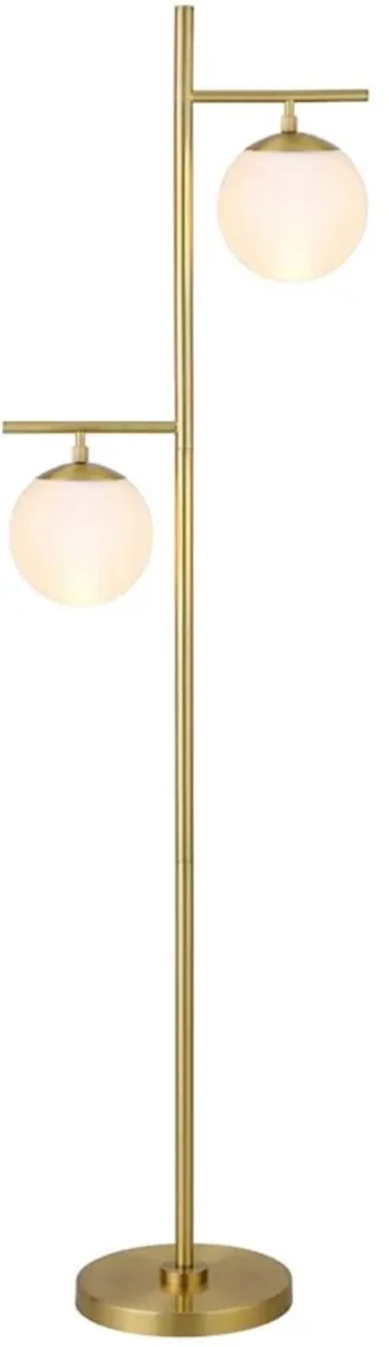 Ian Floor Lamp in Brass by Hudson & Canal