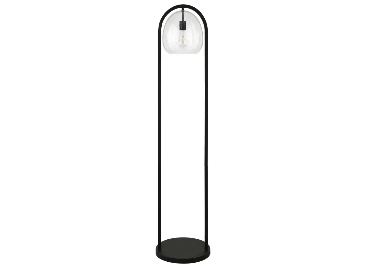 Graham Floor Lamp in Blackened Bronze by Hudson & Canal