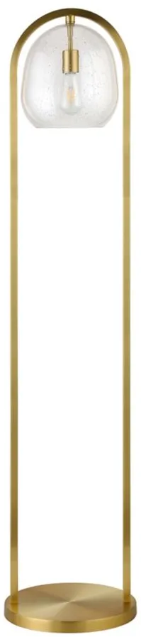 Graham Floor Lamp in Brushed Brass by Hudson & Canal