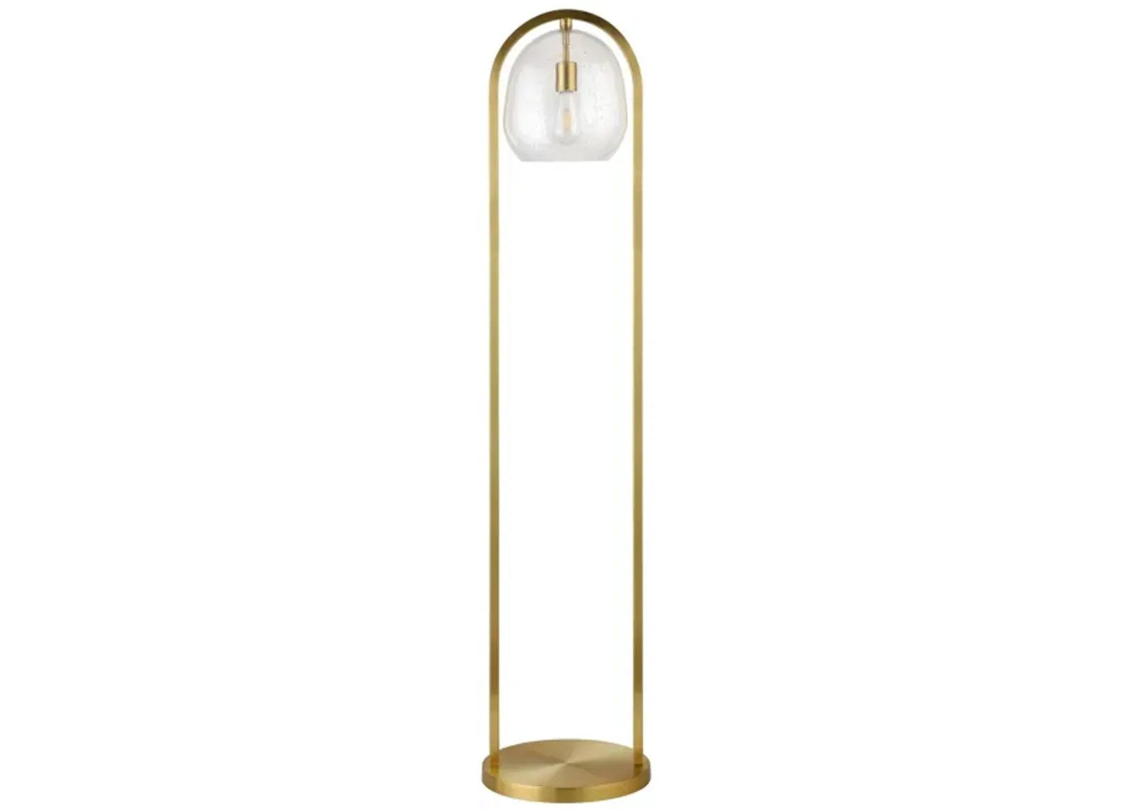 Graham Floor Lamp in Brushed Brass by Hudson & Canal