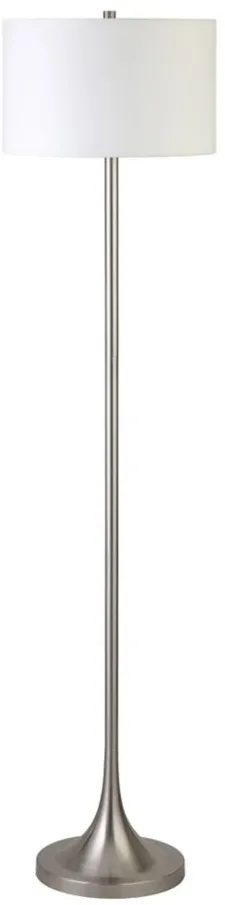Andrea Floor Lamp in Brushed Nickel by Hudson & Canal