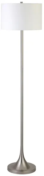 Andrea Floor Lamp in Brushed Nickel by Hudson & Canal