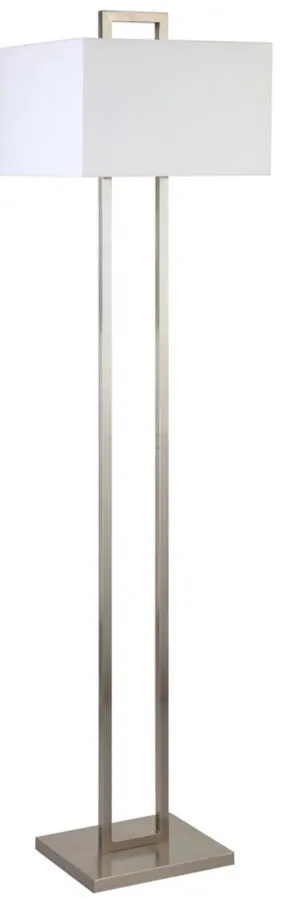 Bryson Floor Lamp in Brushed Nickel by Hudson & Canal