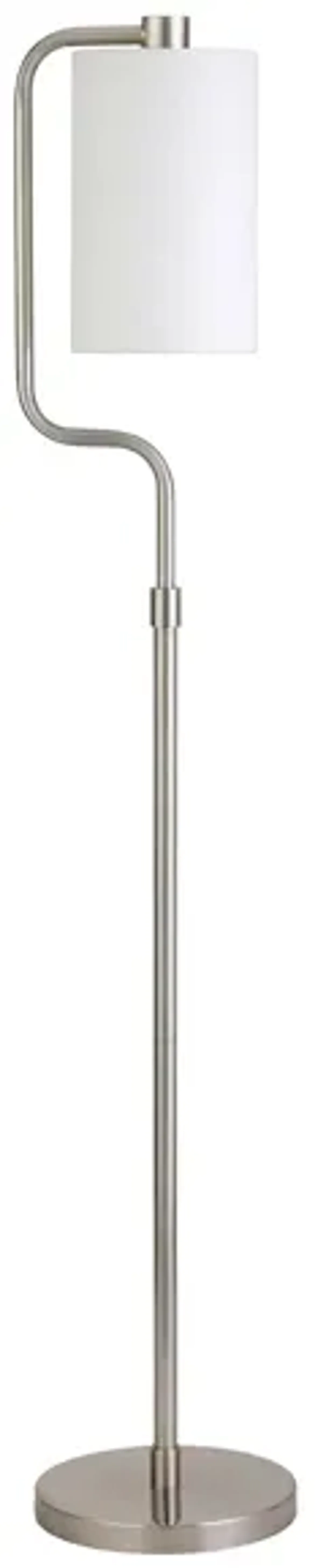 Gabriel Floor Lamp in Brushed Nickel by Hudson & Canal