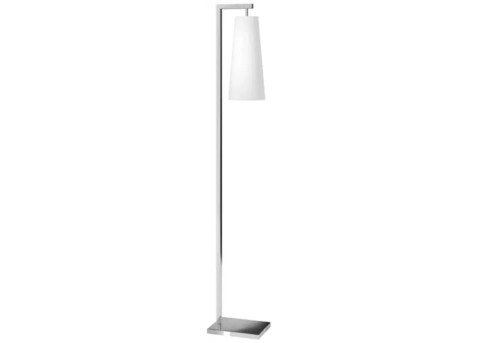 Moser Floor Lamp in Brushed Nickel by Hudson & Canal