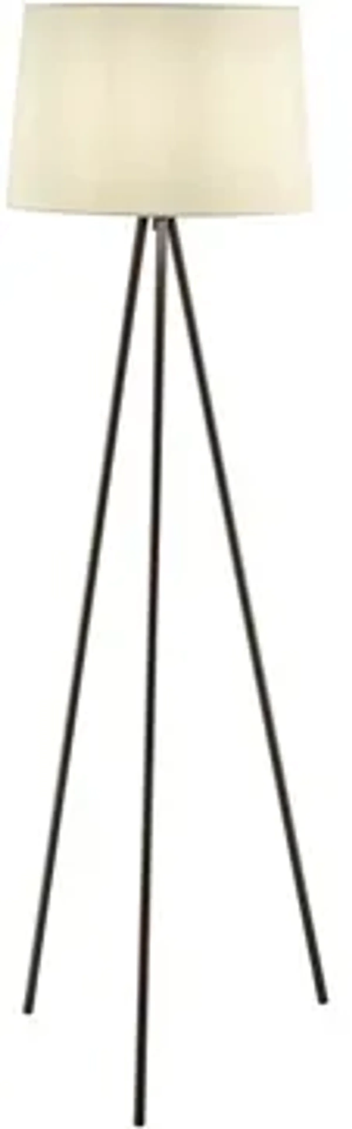 Tripod Floor Lamp in Black by Anthony California