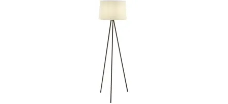 Tripod Floor Lamp in Black by Anthony California