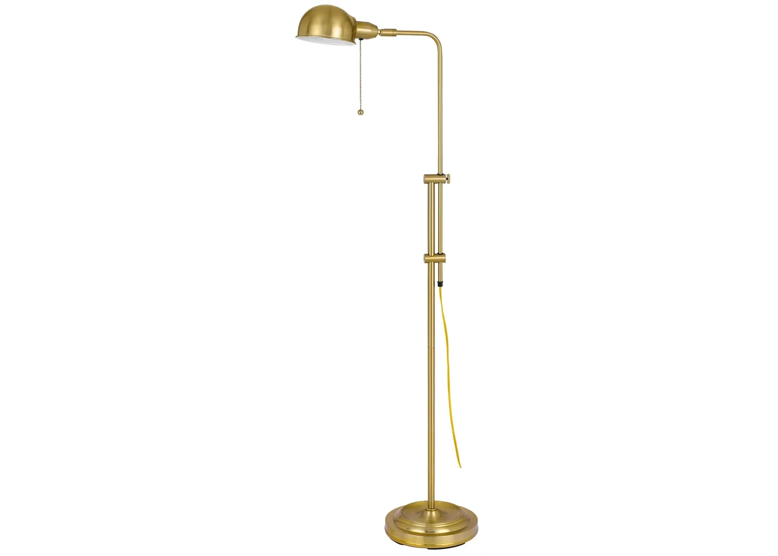 Croby Floor Lamp in Antique Brass by Cal Lighting