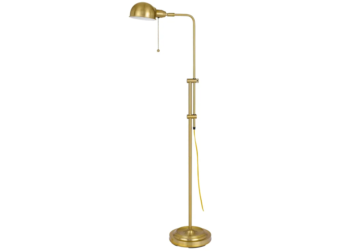 Croby Floor Lamp in Antique Brass by Cal Lighting