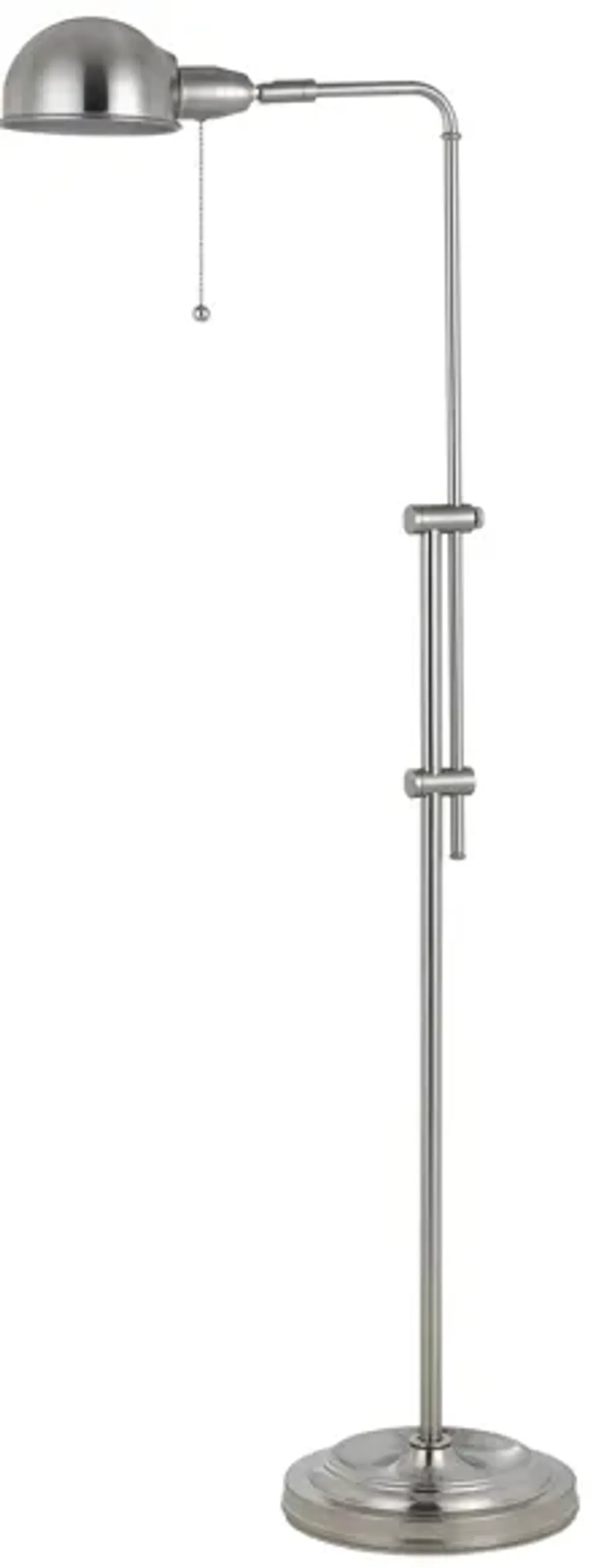 Croby Floor Lamp in Brushed Steel by Cal Lighting