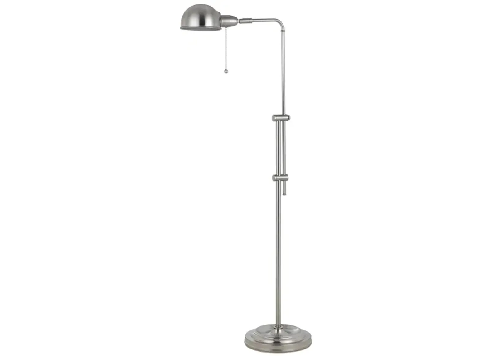 Croby Floor Lamp in Brushed Steel by Cal Lighting