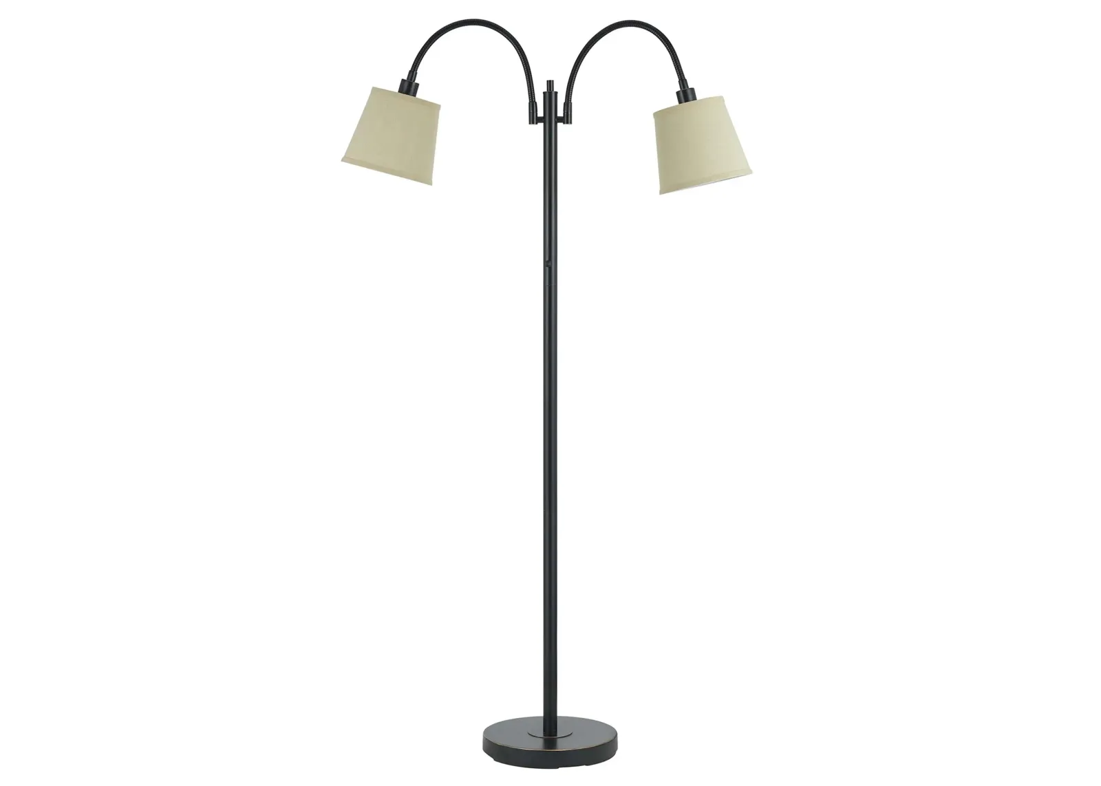 Gail Gooseneck Floor Lamp in Dark Bronze by Cal Lighting