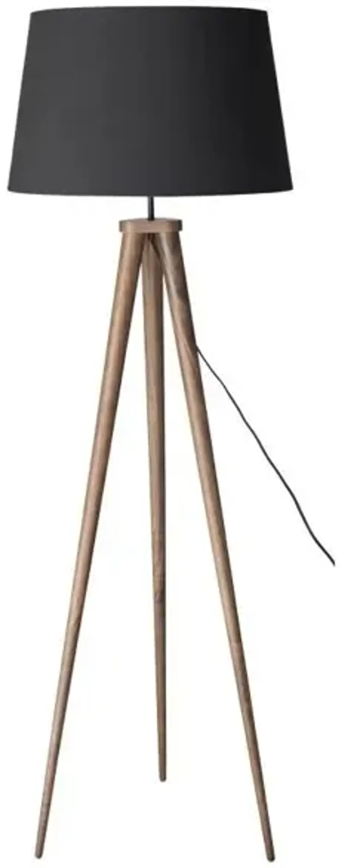 Triad Floor Lamp in BLACK by Nuevo