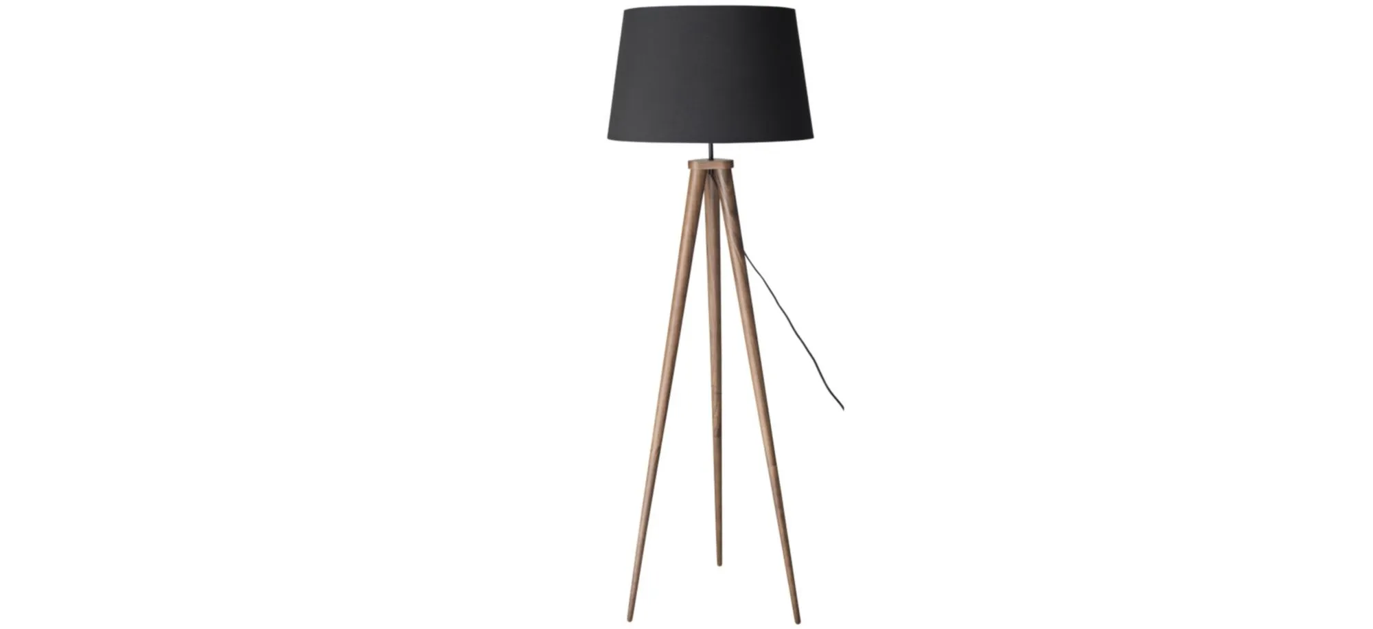 Triad Floor Lamp in BLACK by Nuevo