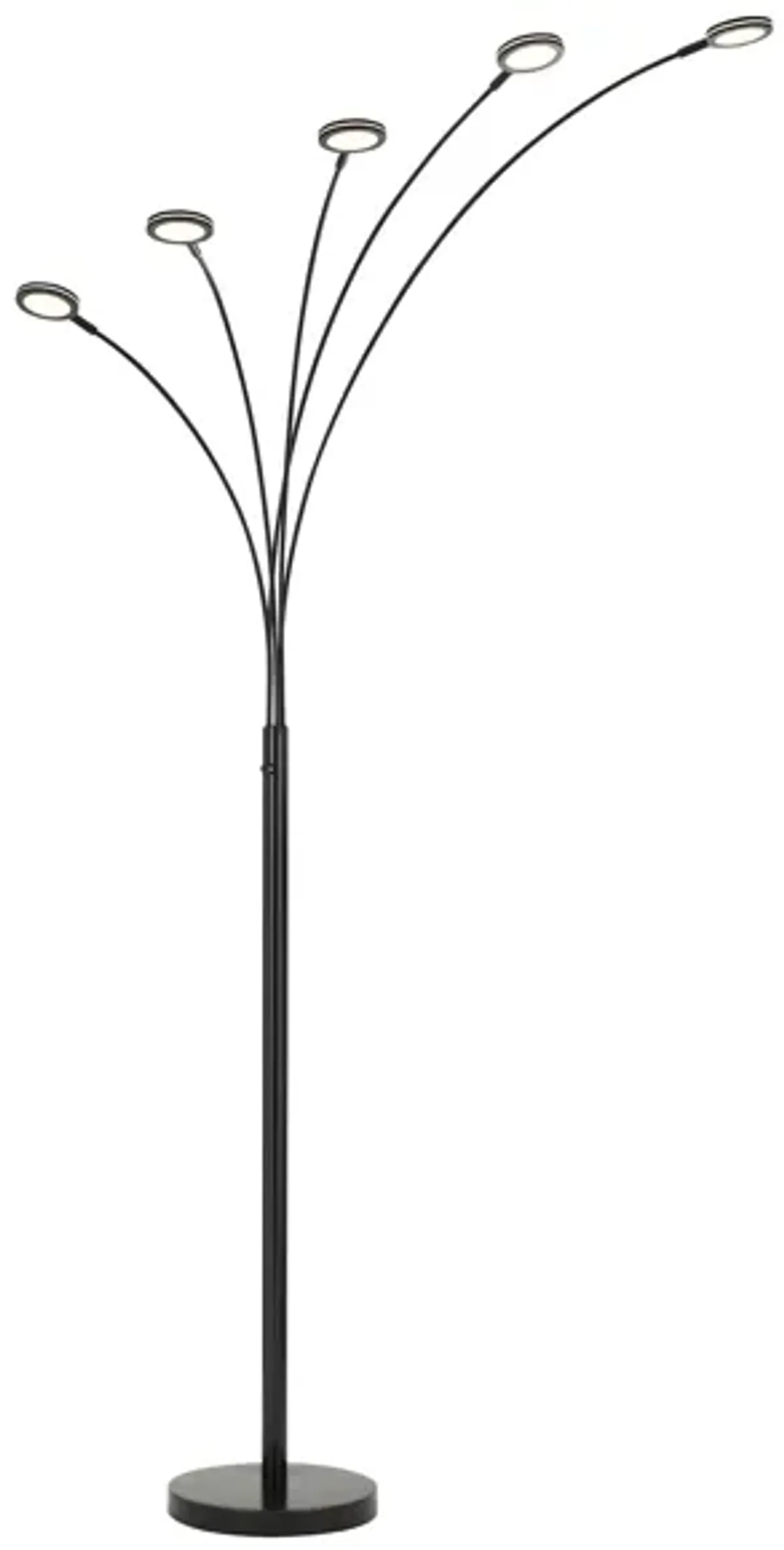 Cremona Led Arc Floor Lamp in Dark Bronze by Cal Lighting