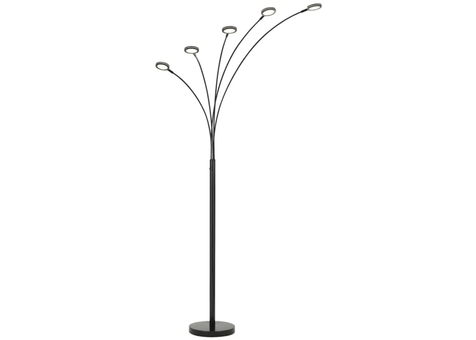 Cremona Led Arc Floor Lamp in Dark Bronze by Cal Lighting