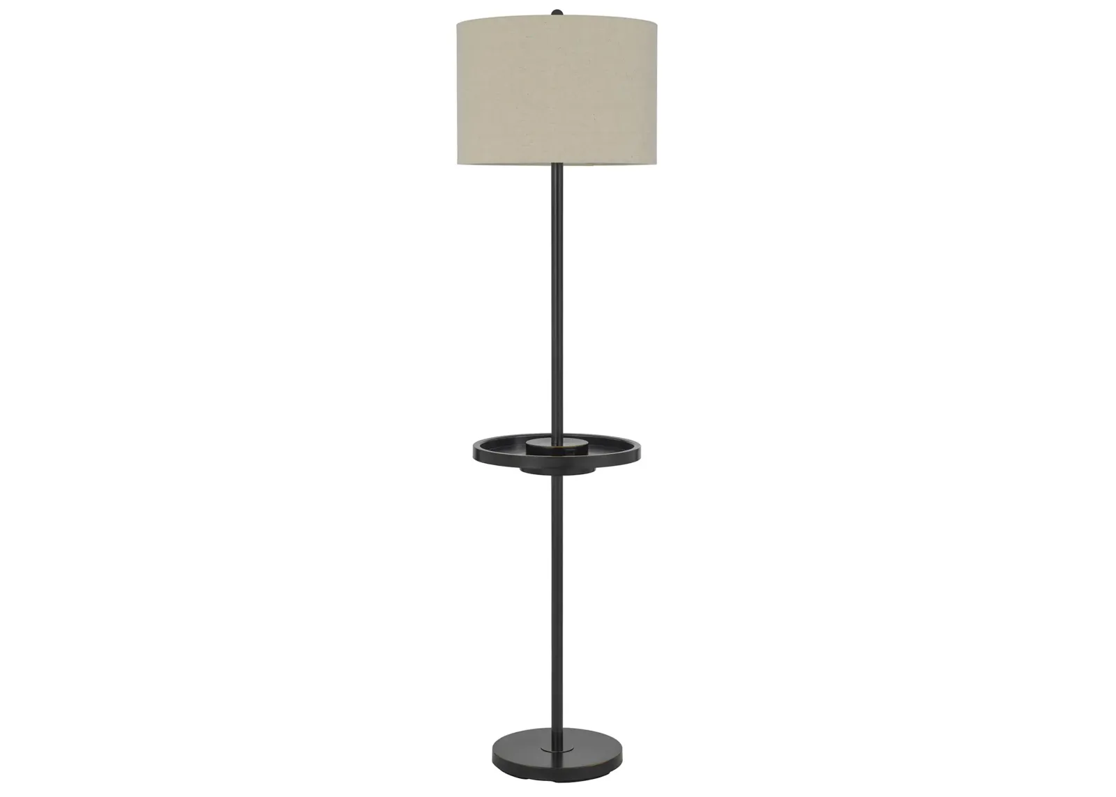 Crofton Floor Lamp with USB in Dark Bronze by Cal Lighting