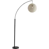 Havana Arc Lamp in Antiqued Brass by Adesso Inc