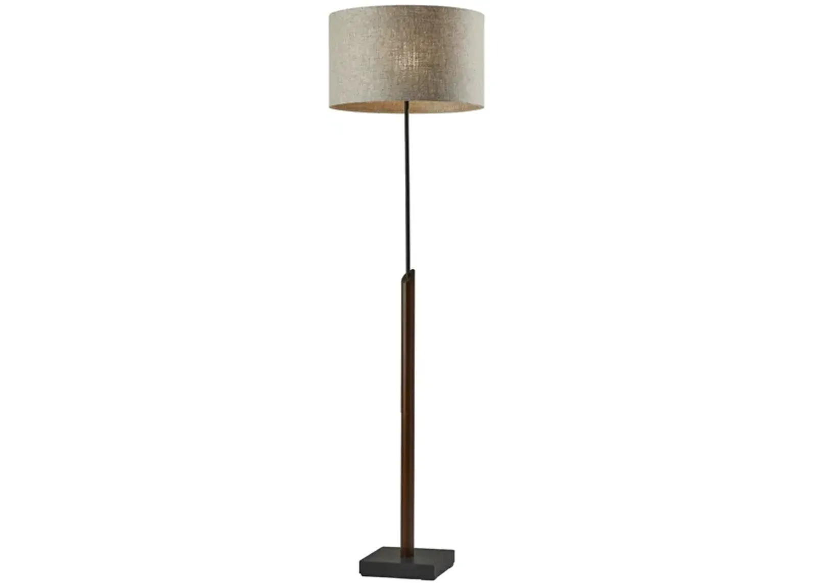 Ethan Floor Lamp in Black by Adesso Inc