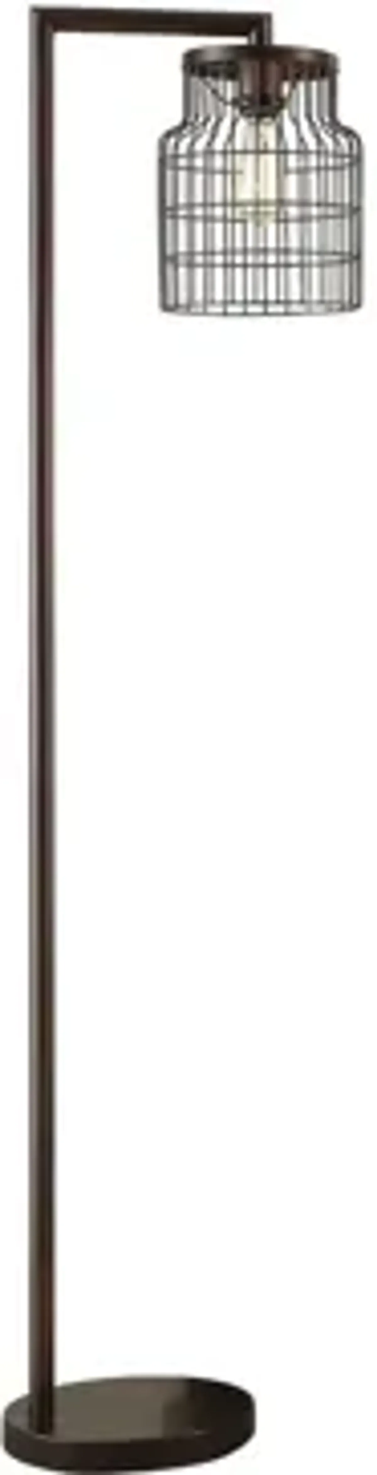 Antique Floor Lamp in Antique Bronze by Anthony California