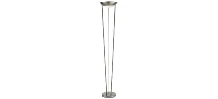 Odyssey Torchiere in Silver by Adesso Inc
