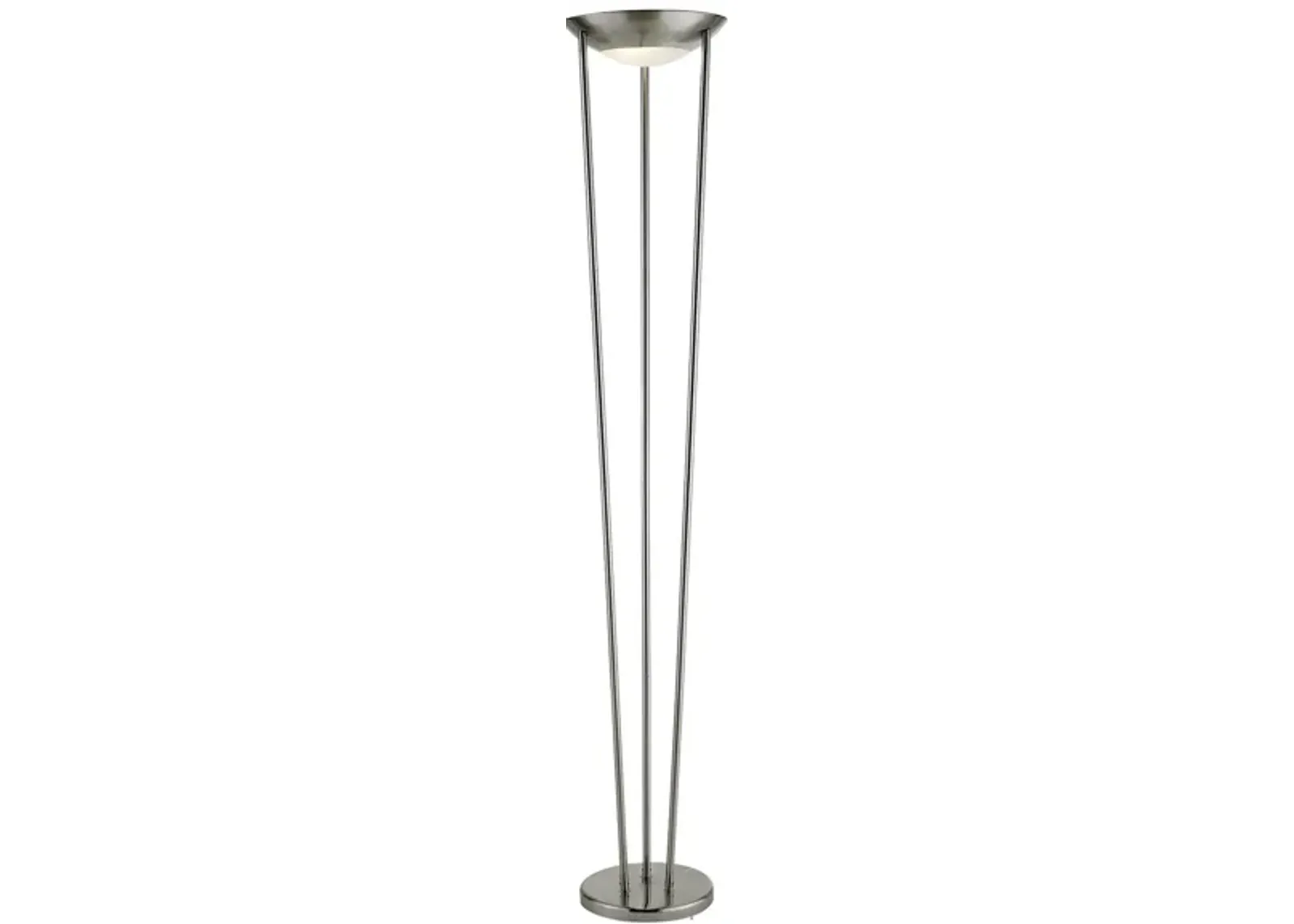 Odyssey Torchiere in Silver by Adesso Inc