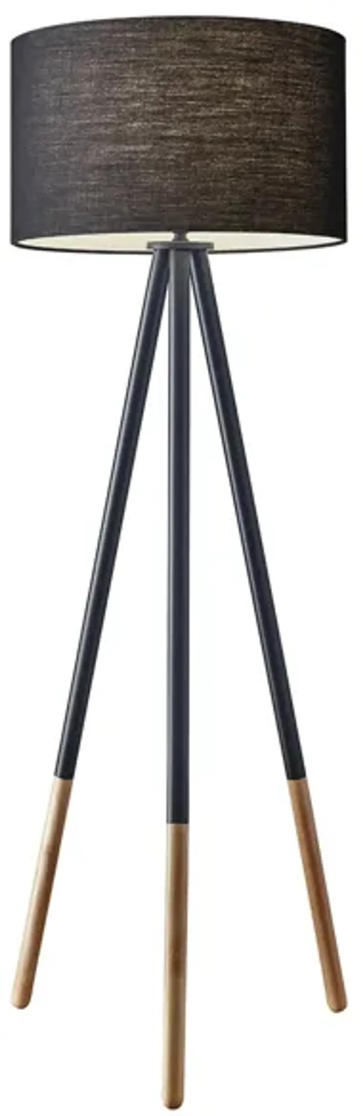 Louise Floor Lamp in Black by Adesso Inc