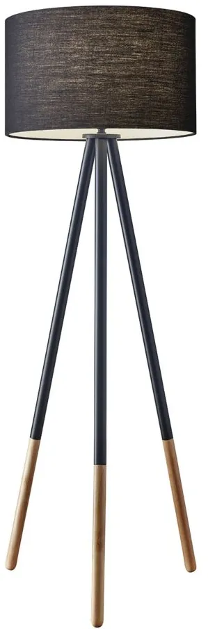 Louise Floor Lamp in Black by Adesso Inc
