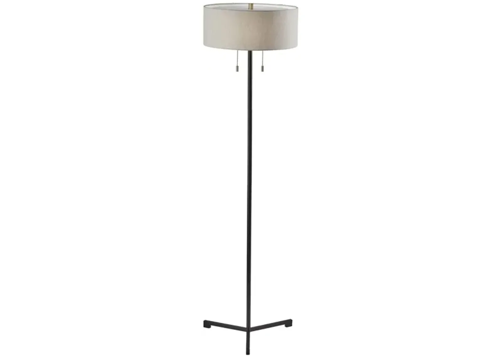 Wesley Floor Lamp in Black by Adesso Inc