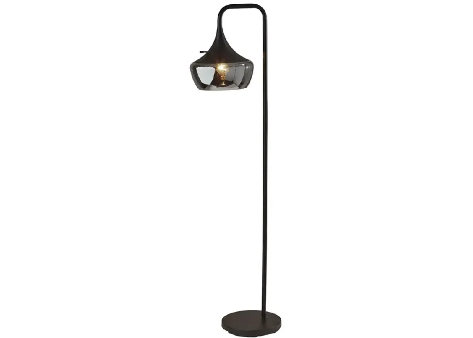 Eliza Floor Lamp in Black by Adesso Inc