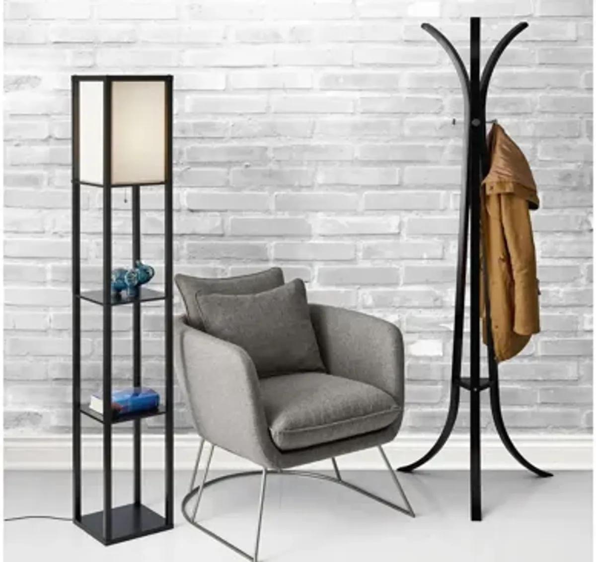 Wright Shelf Floor Lamp