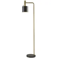Emmett Floor Lamp in Antique Brass by Adesso Inc