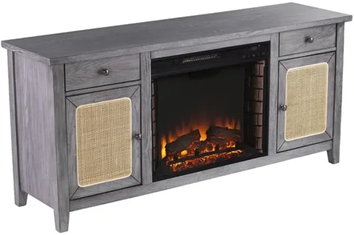 Raegan Electric Fireplace Media Console