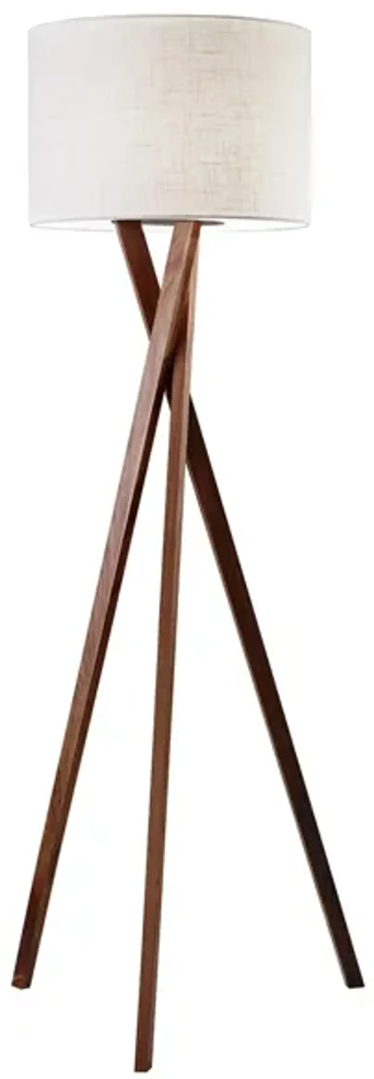 Brooklyn Floor Lamp in Walnut by Adesso Inc