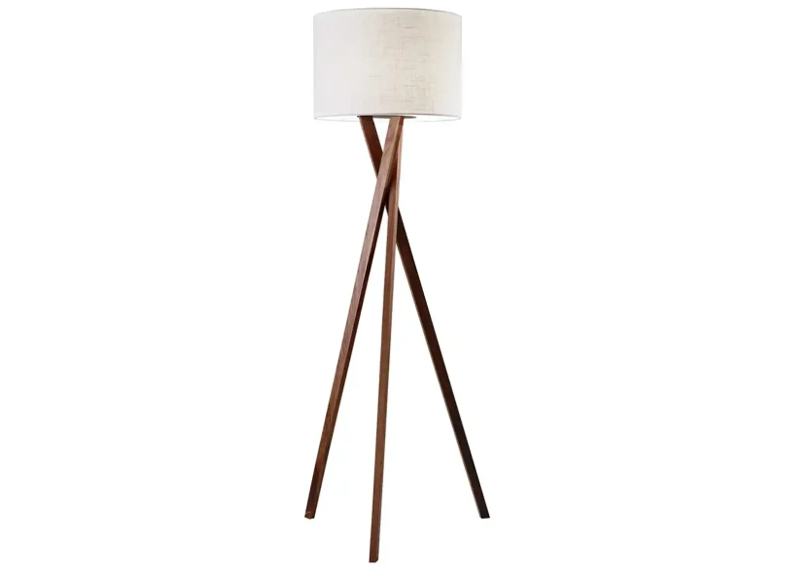 Brooklyn Floor Lamp in Walnut by Adesso Inc